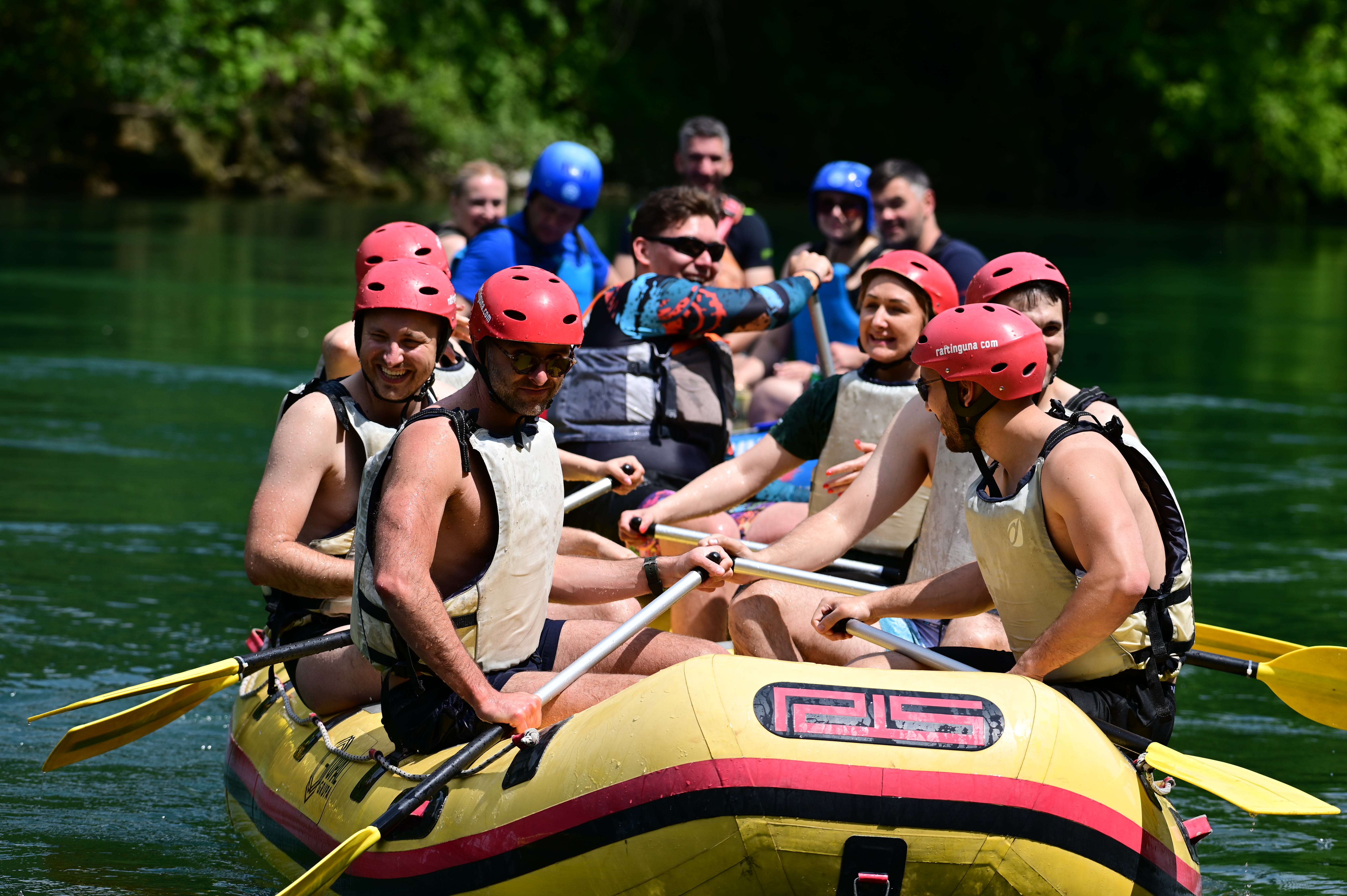 Rafting na rijeci Uni u blizini Bihaća